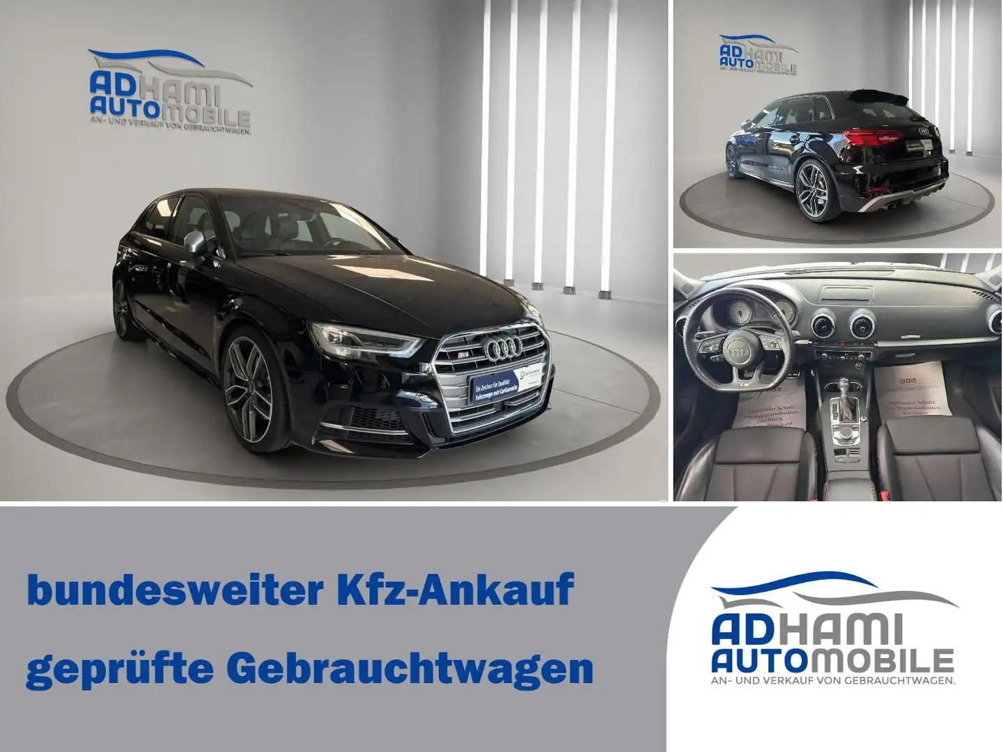 Audi S3 Sportback 2.0 TFSI quattro/2.HAND/LED/PDC/TOP Negro - 2