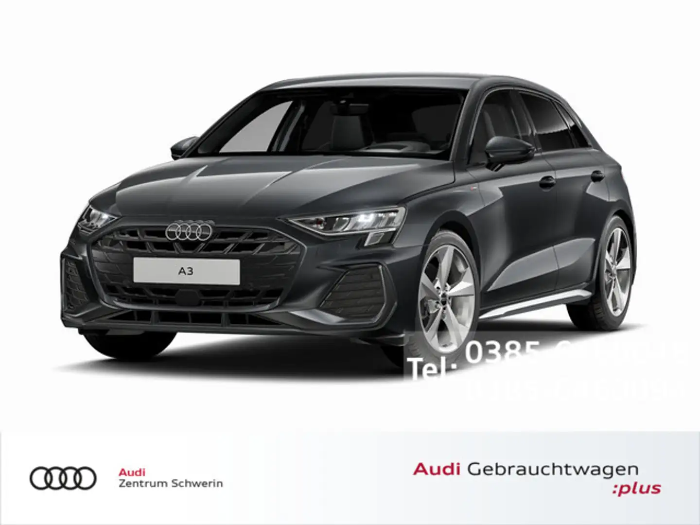 Audi A3 Sportback 35 TFSI S line S-tronic SONOS Gris - 1