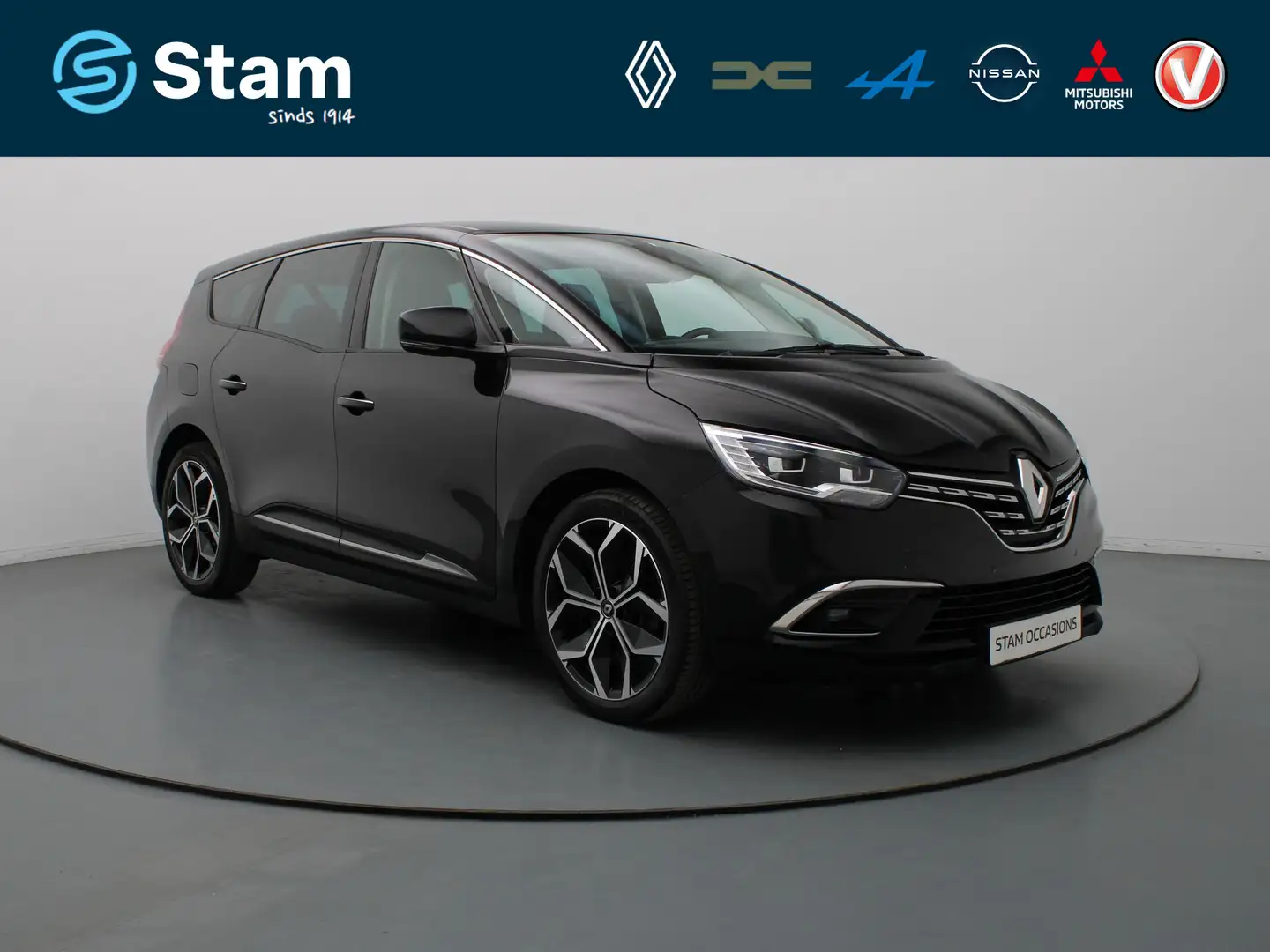 Renault Grand Scenic 140pk TCe Intens Cruise | Climate | Navi | Parkeer Schwarz - 1