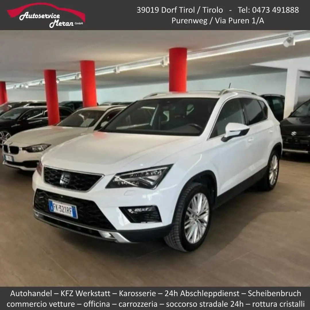 SEAT Ateca Ateca 2.0 tdi 4x4 Xcellence DSG 190cv EURO6 Bianco - 1