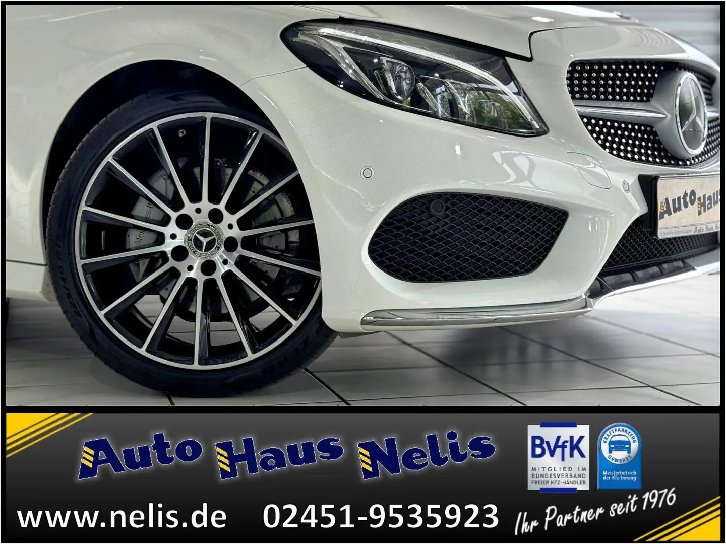 Mercedes-Benz C 200 Cabrio AMG DISTRONIC AIRSCARF RFKam PDC Blanco - 2