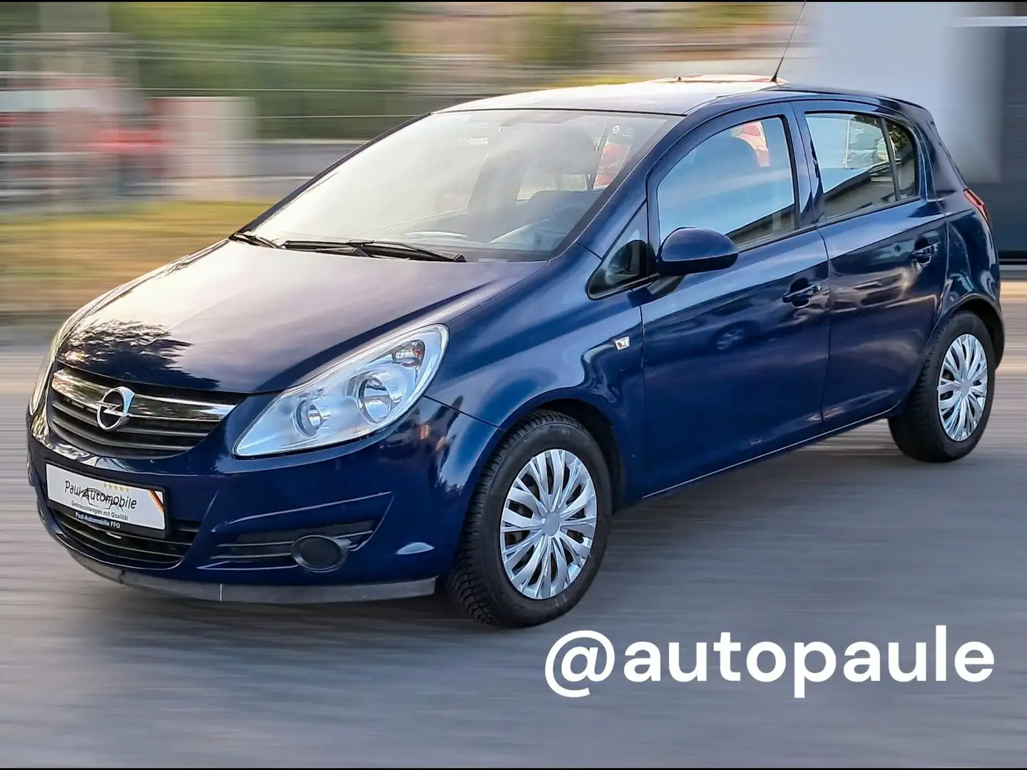 Opel Corsa D Edition*TüV 04.2027 Neu*Klima*Allwetterr Blau - 1