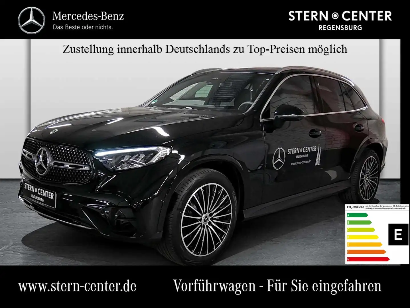 Mercedes-Benz GLC 200 d 4M AMG+AHK+DISTRONIC+MEMORY+360°+20"++ Schwarz - 1