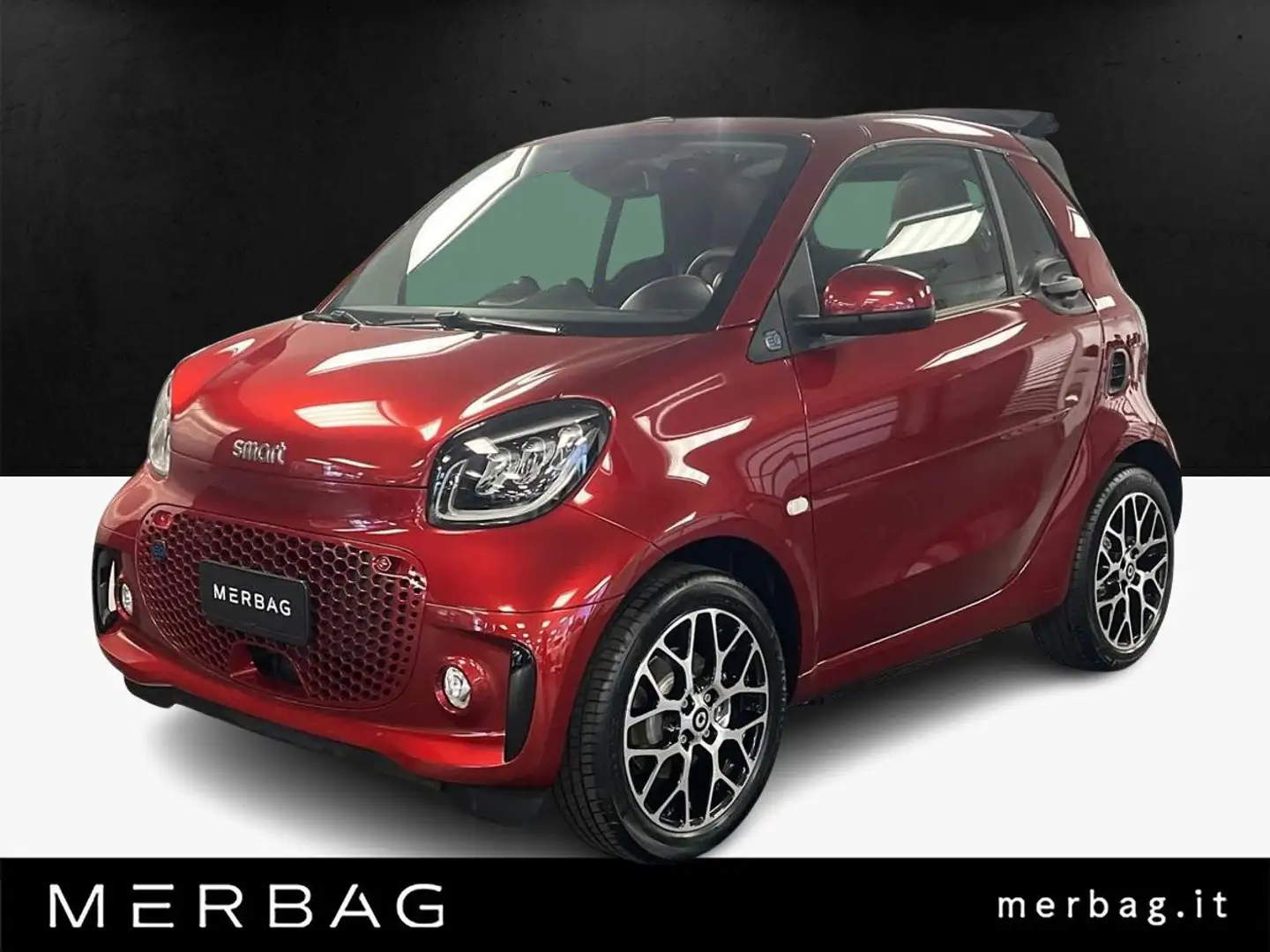 smart forTwo EQ cabrio Prime 22kW Kırmızı - 1
