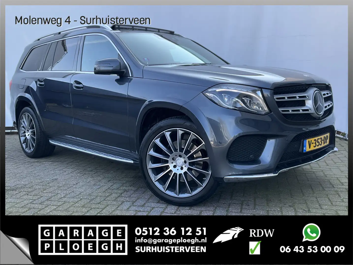 Mercedes-Benz GLS 350 D 4MATIC AMG Grijs kenteken Marge Vol opties Trekh Grau - 1