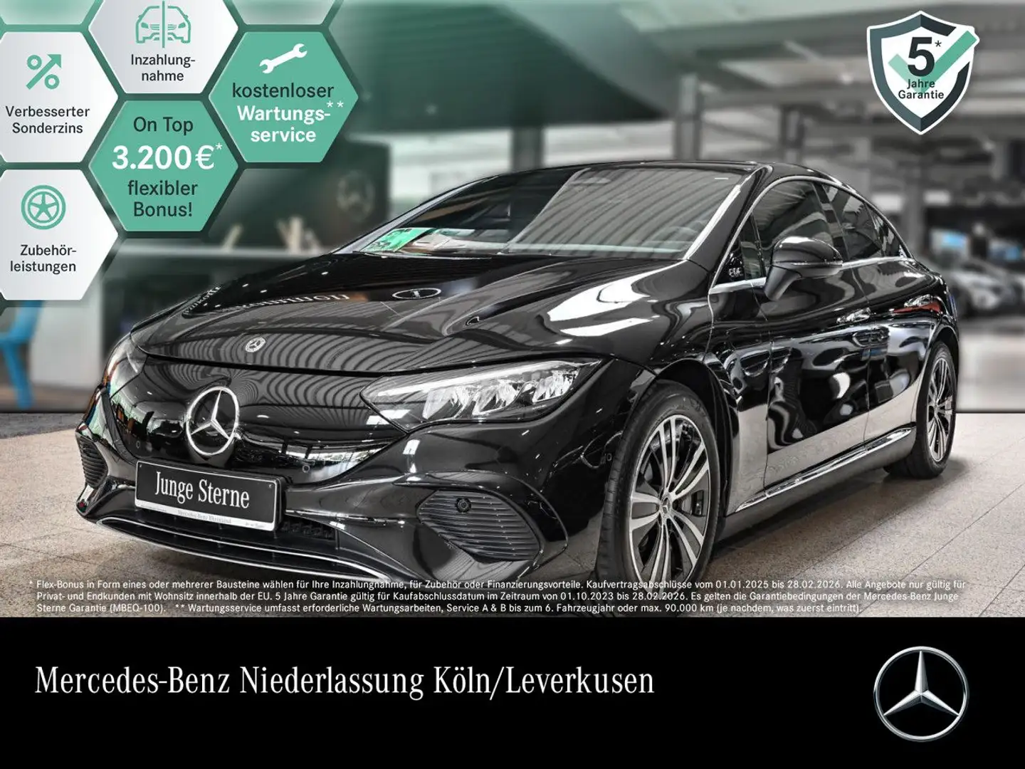 Mercedes-Benz EQE 300 Distr. LED Kamera Spurhalt-Ass Totwinkel Negru - 1
