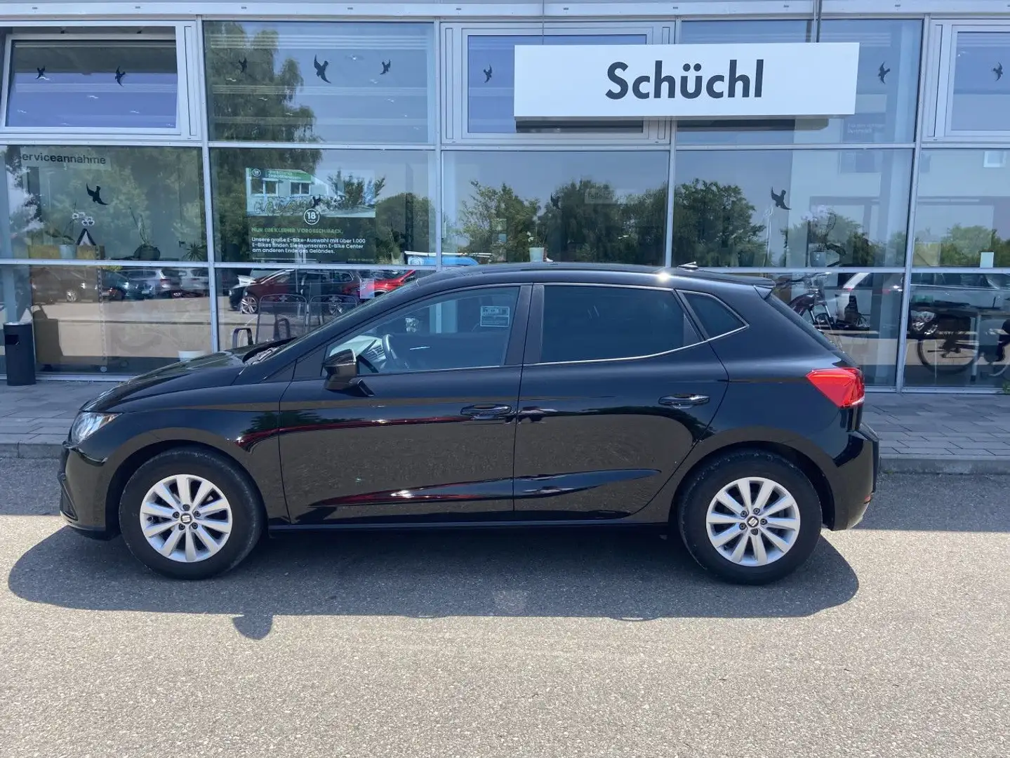 SEAT Ibiza 1.0 TSI FULL-LINK+SHZ+DAB+BLUETOOTH+PDC Schwarz - 2
