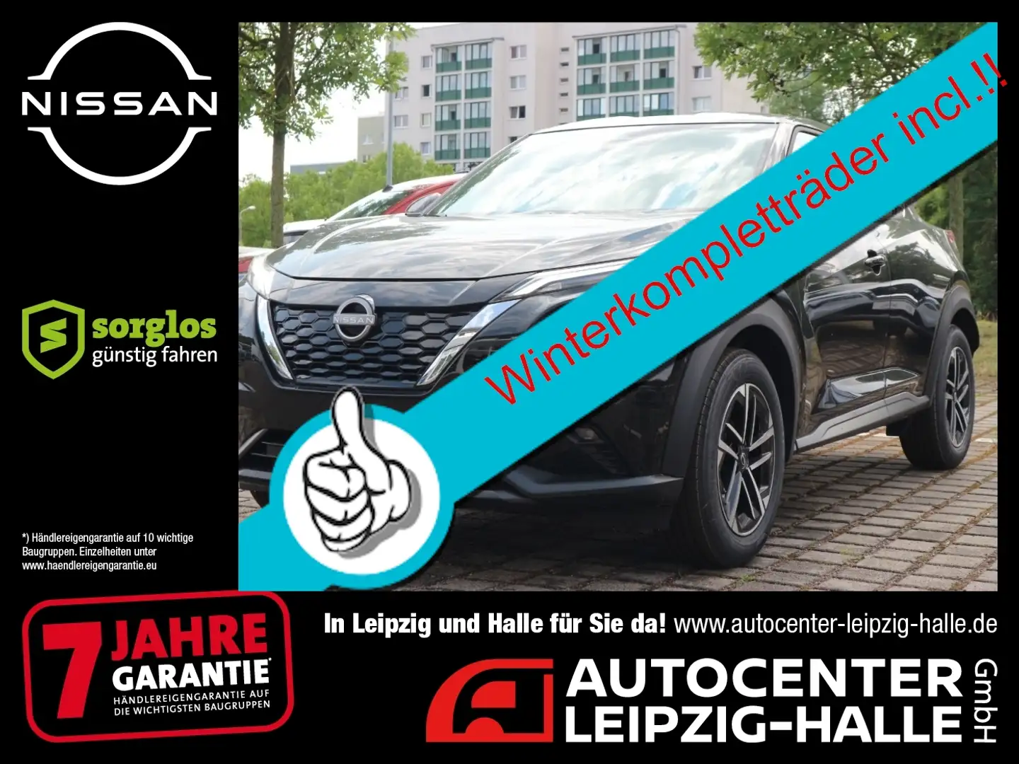 Nissan Juke N-CONNECTA 1.0 DIG-T 7DCT Winterräder Nero - 1