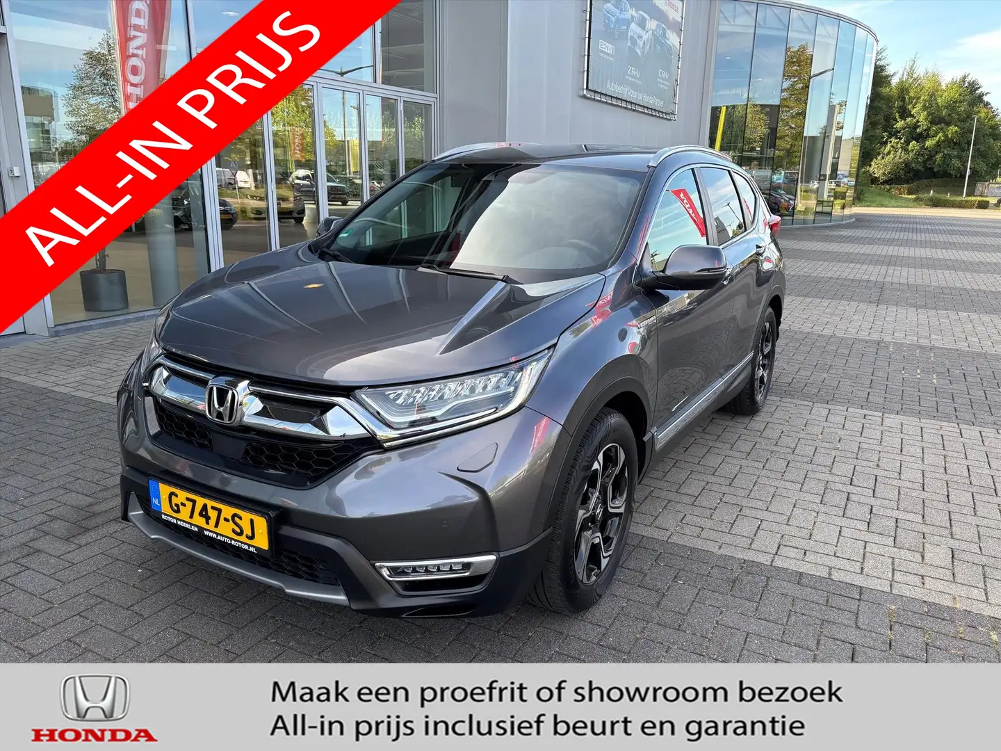 Honda CR-V 2.0 e:HEV HYBRID Elegance | P.Cam | Trekhaak Gris - 1