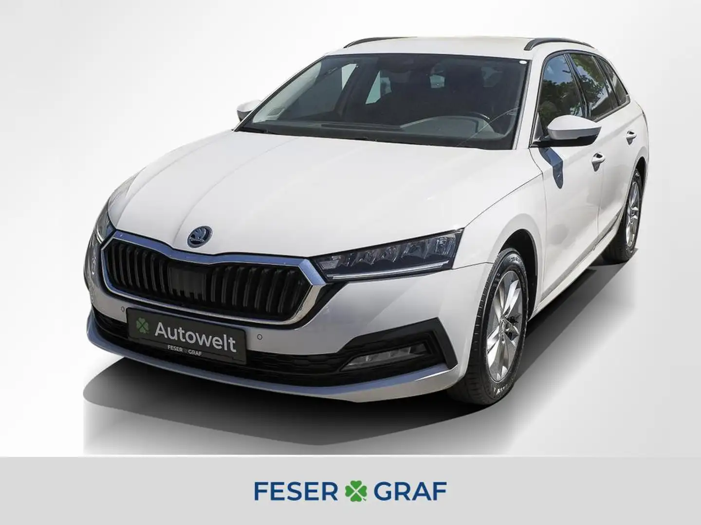 Skoda Octavia Combi 2.0 TDI Ambition AHK LED SmartLink Bianco - 1