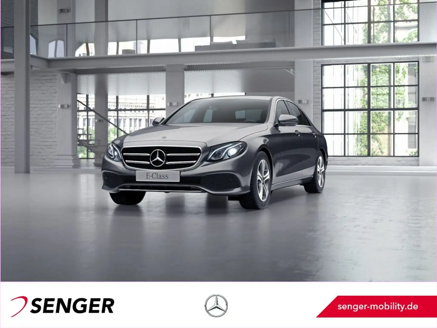Mercedes-Benz E 200 d Avantgarde Standheizung Ambiente AHK LED Gris - 1