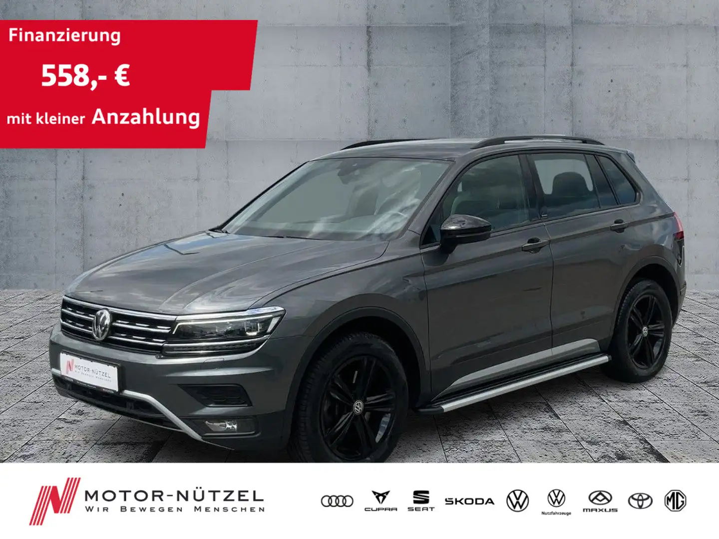 Volkswagen Tiguan 2.0 TSI DSG CL LED+NAVI+APP+AID+SHZ+DAB Grau - 1