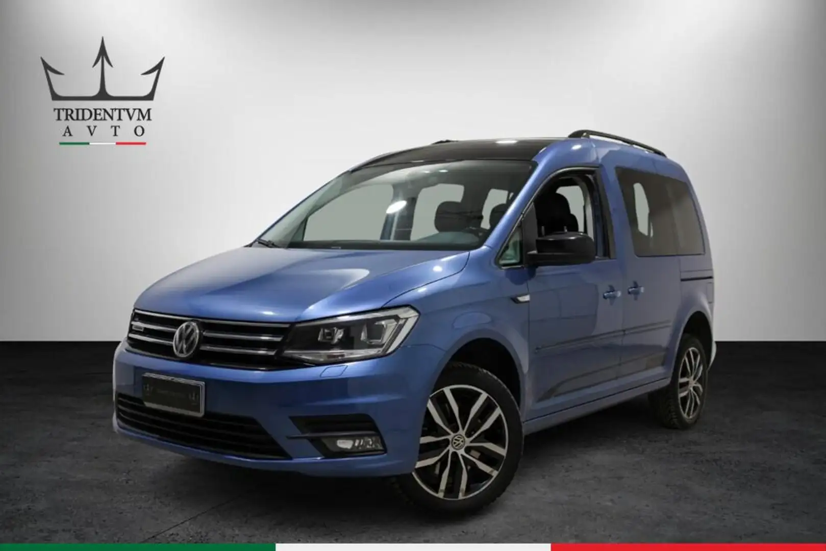 Volkswagen Caddy 2.0 tdi 150cv 4motion highline dsg E6 Bleu - 1