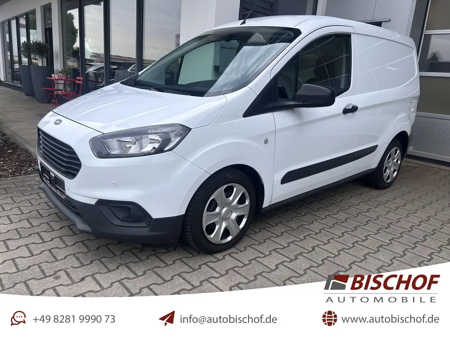 Ford Transit Courier Trend 1.0EB Navi PDC Winterpaket Blanc - 1