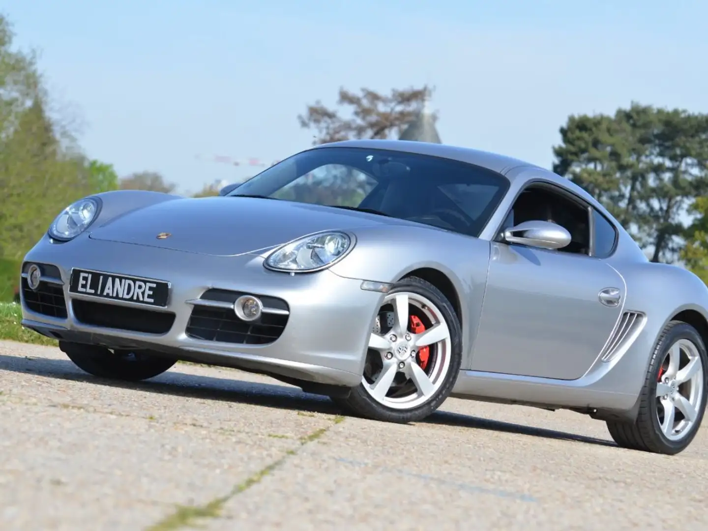 Porsche Cayman S 3.4L 295 TIPTRONIC Gris - 1