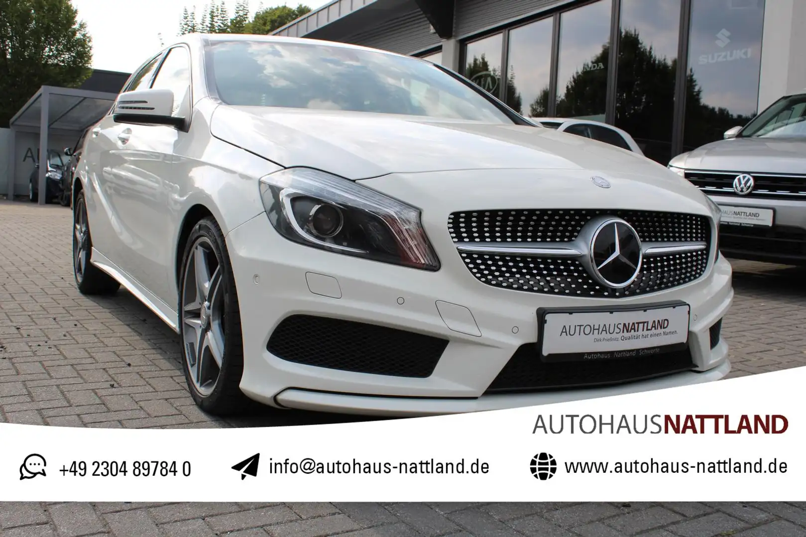 Mercedes-Benz A 180 AMG-Line Autom.  Navi Sitzh. Weiß - 1
