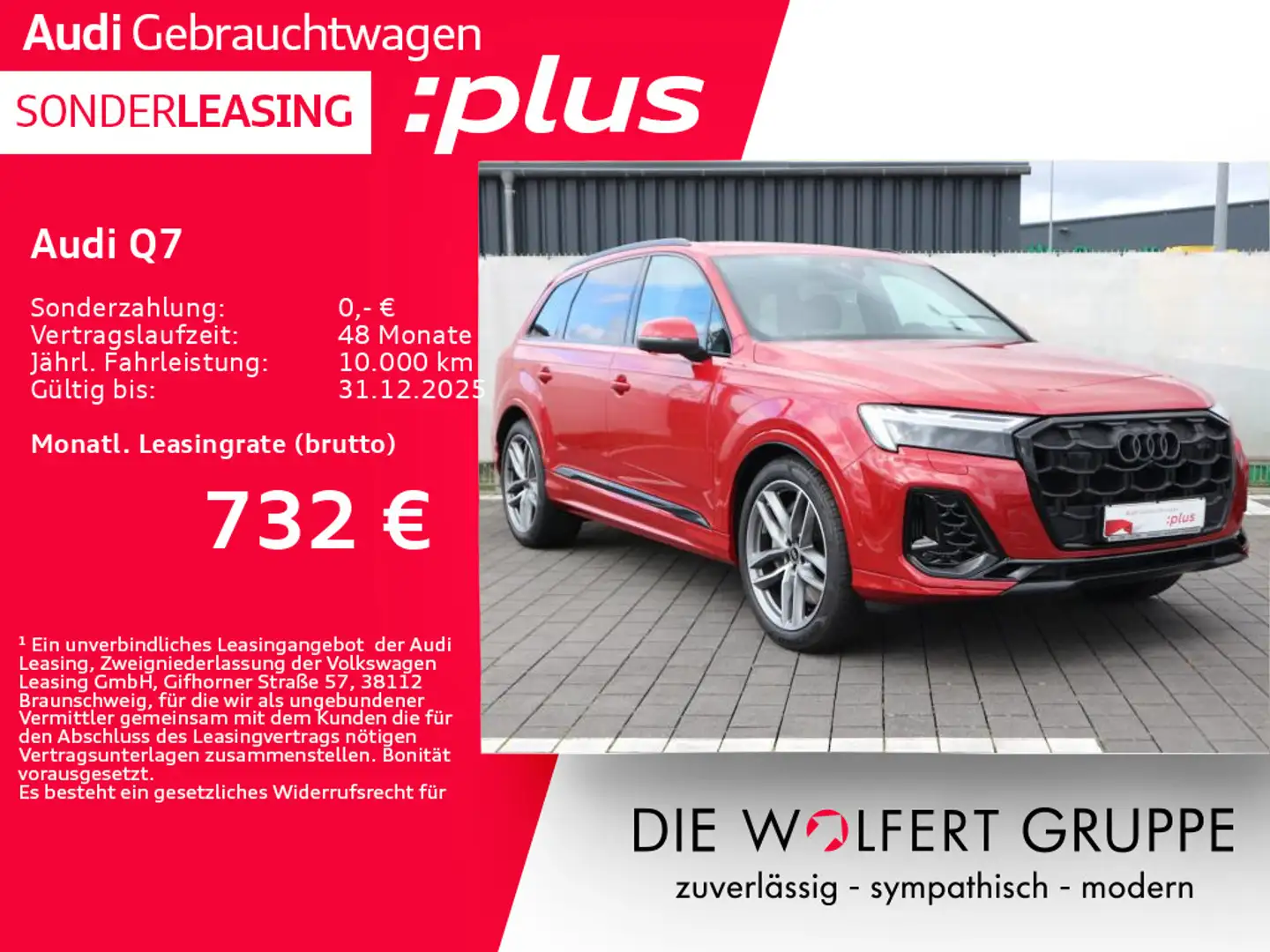 Audi Q7 SUV S line 55 TFSI e quattro tiptronic ACC* Rot - 1