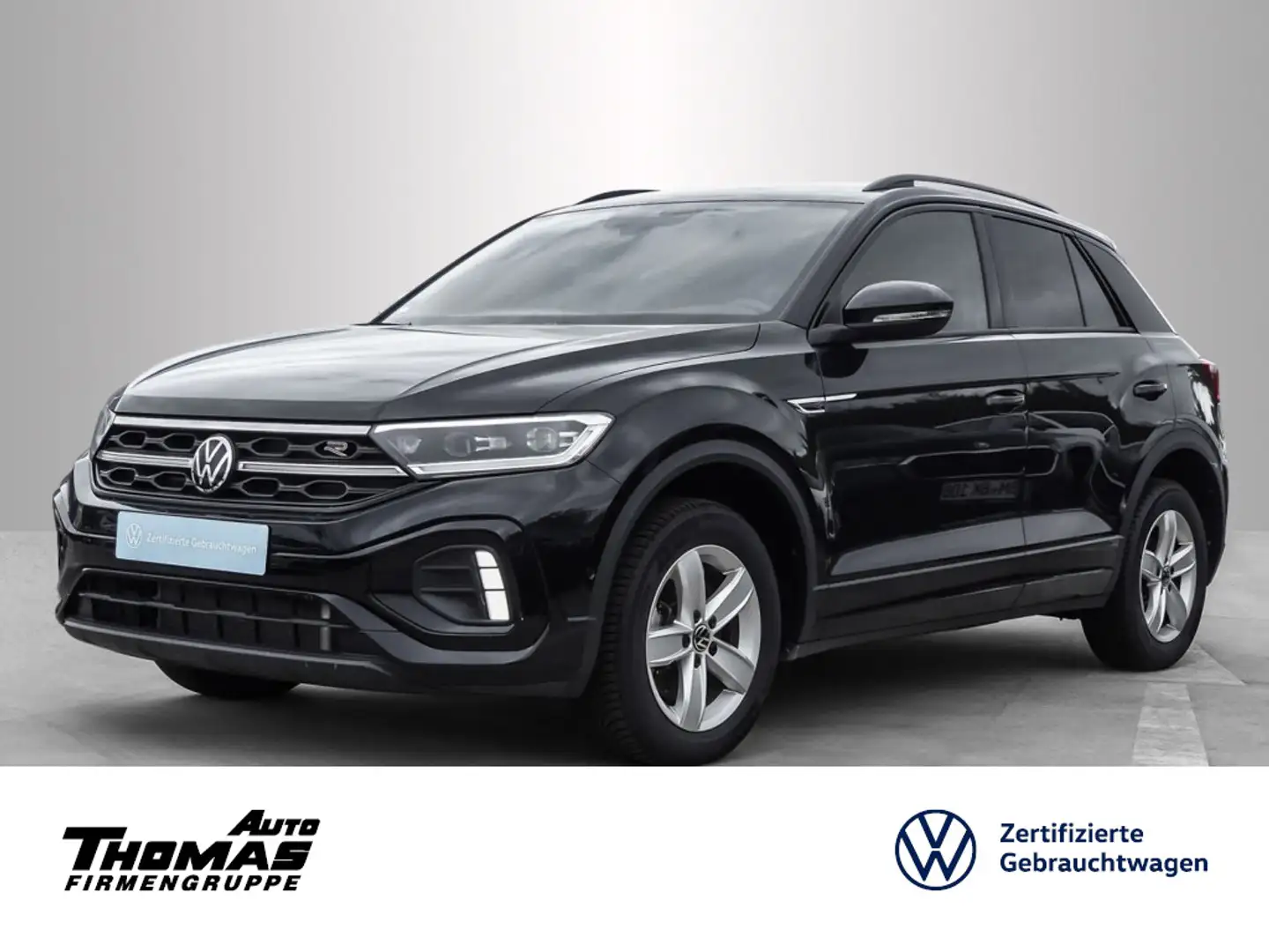 Volkswagen T-Roc R-Line 2.0 TSI 4M DSG IQ.DRIVE+AHK+NAVI Schwarz - 1