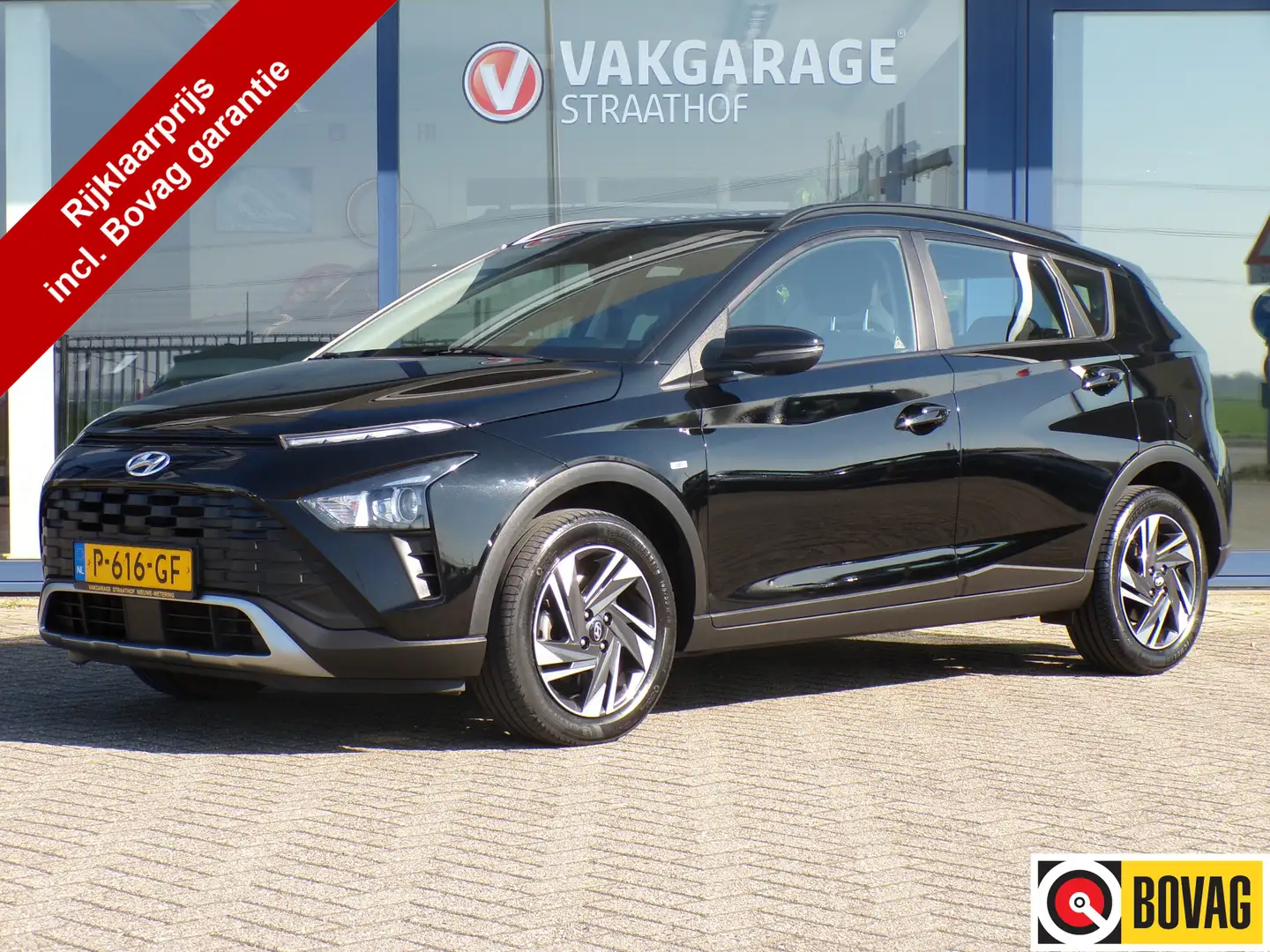 Hyundai BAYON 1.0 T-GDI Comfort, Carplay + Android Auto / Camera Zwart - 1