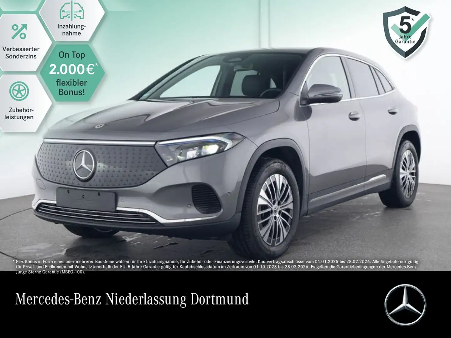 Mercedes-Benz EQA 300 4M PROG+ADVANCED+KAMERA+SPUR Grau - 1