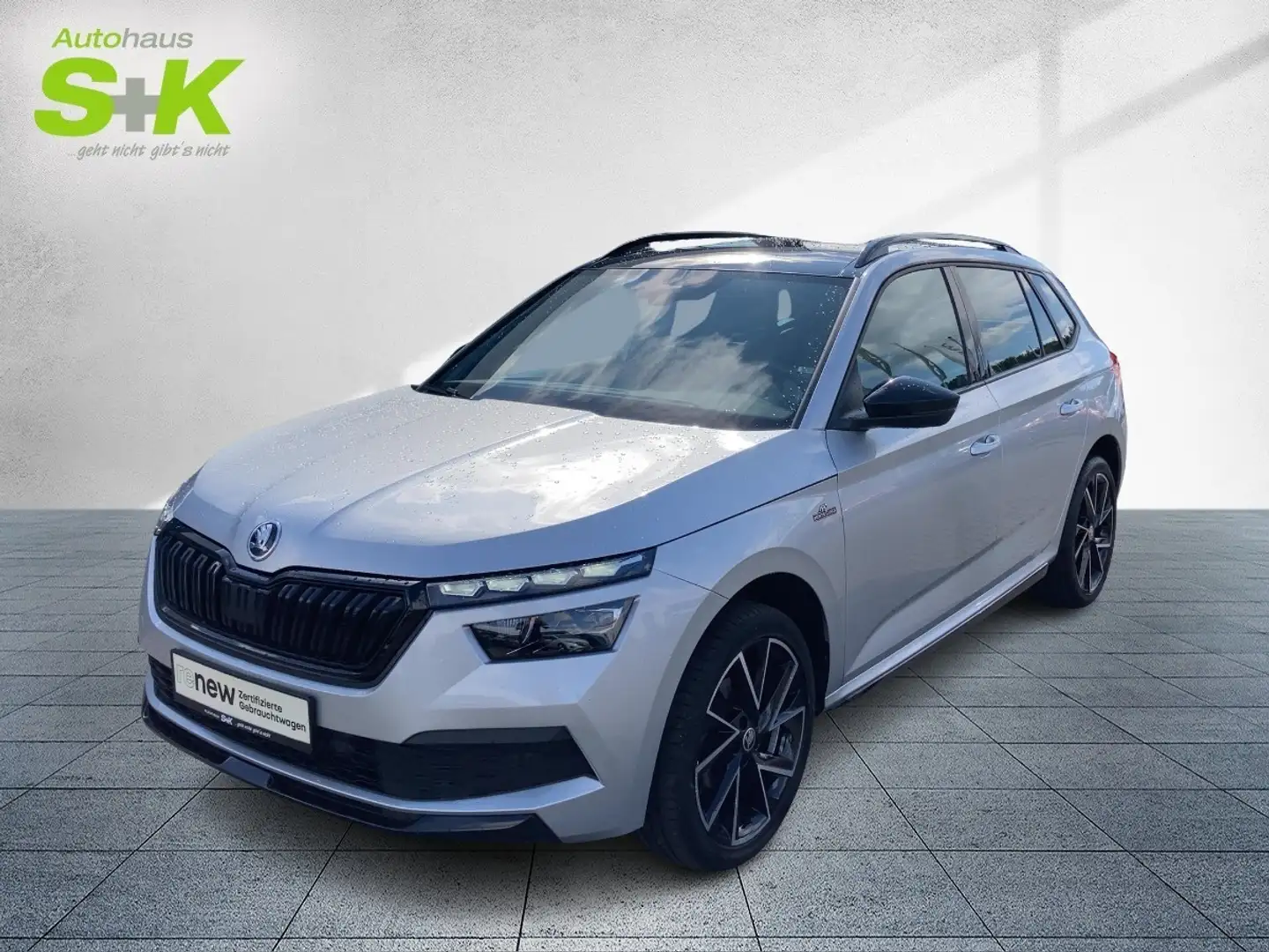 Skoda Kamiq 1.5 TSI Monte Carlo DSG*8-fach bereift*SHZ* Silber - 1