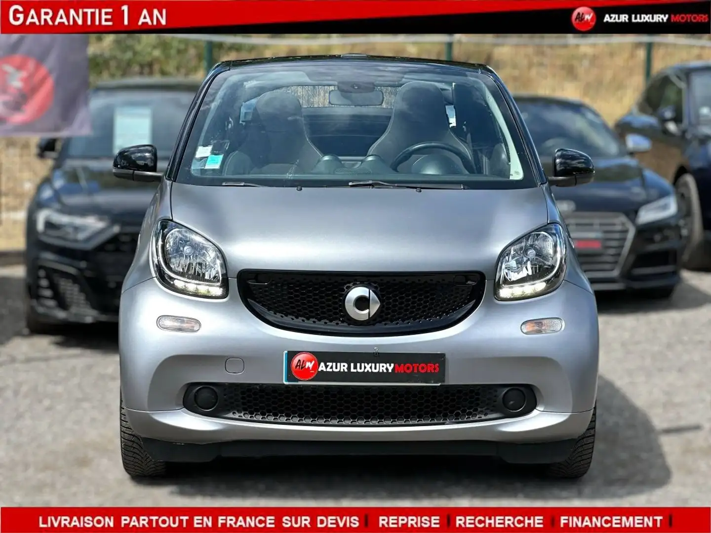 smart forTwo Cabriolet III 90ch passion twinamic Gris - 2