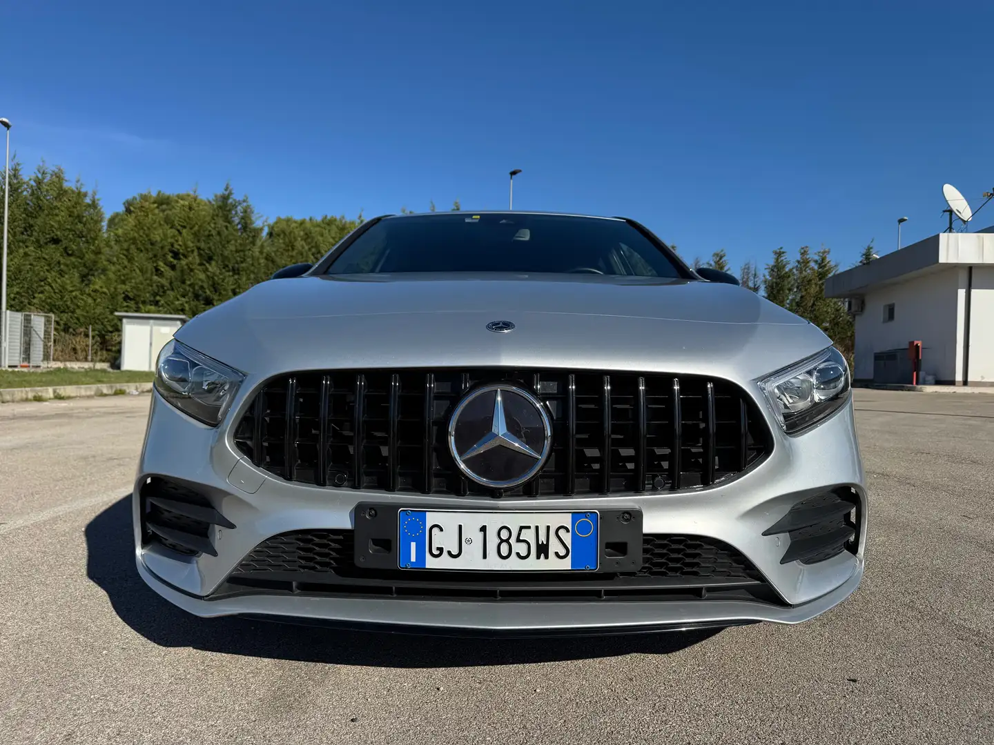 Mercedes-Benz A 180 Classe A - W177 2018 d Premium Night edition auto Argento - 2
