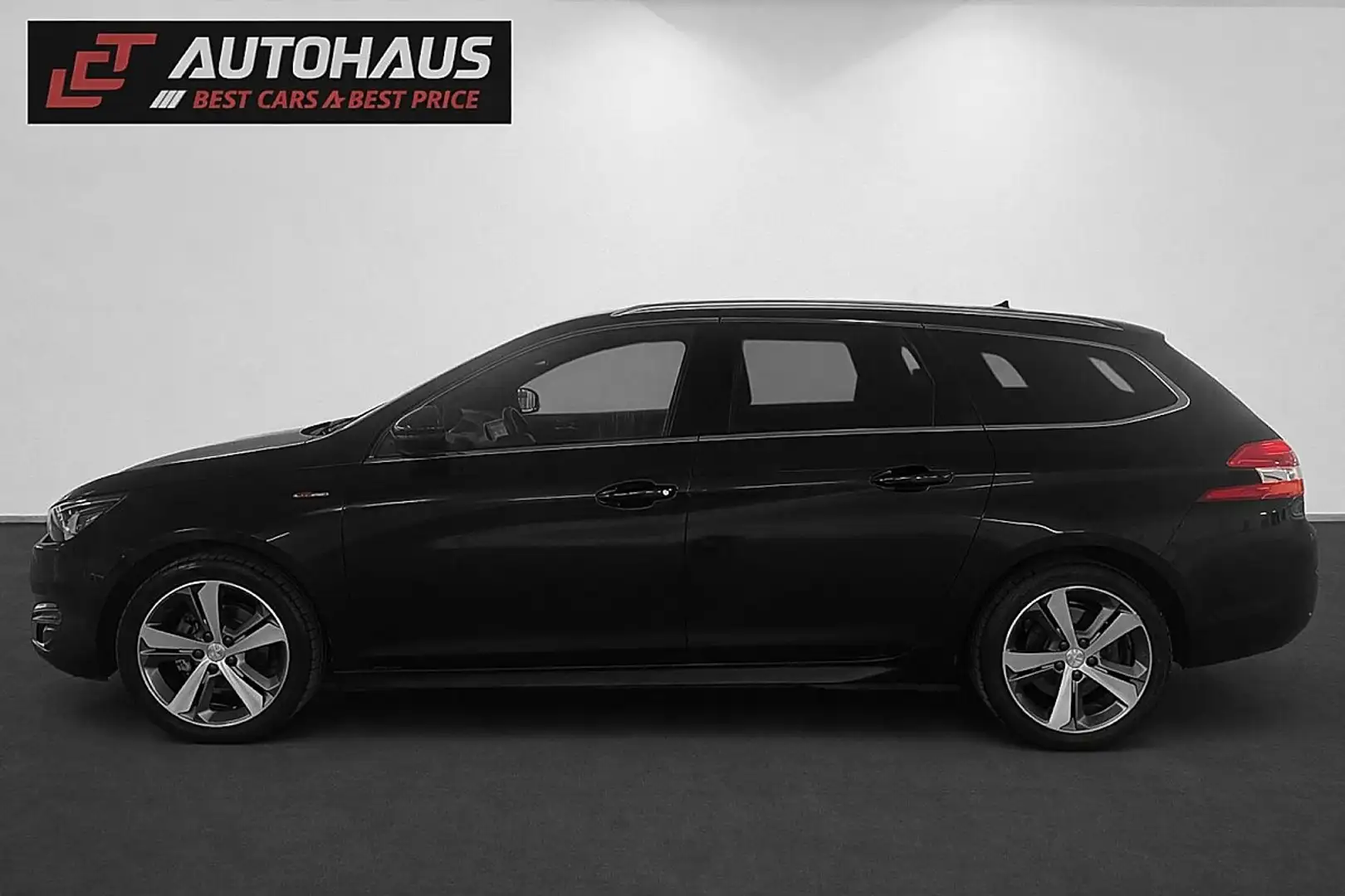 Peugeot 308 SW 1,6 GT Line | SEHR GEPFLEGTER ZUSTAND | Schwarz - 2