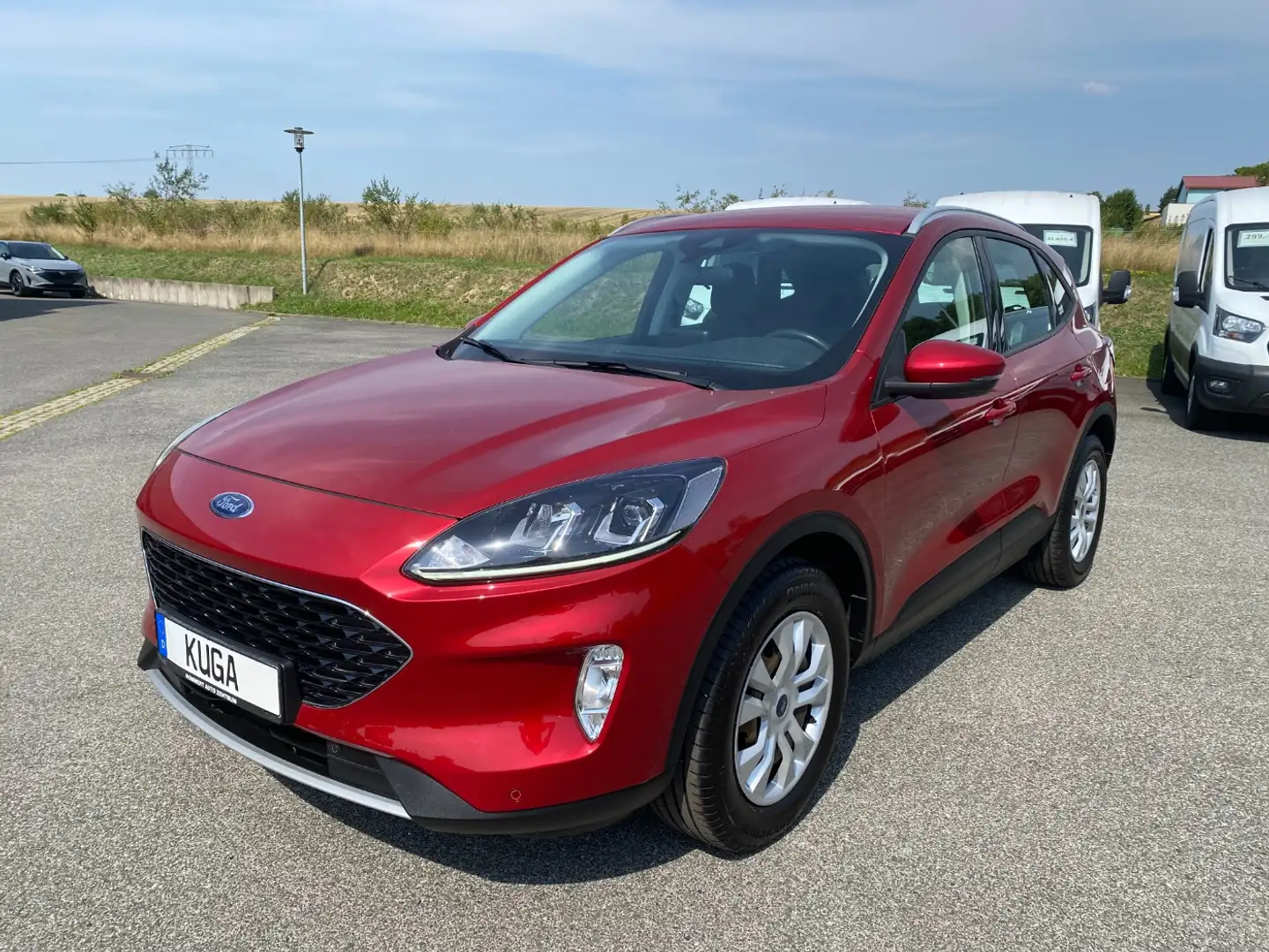 Ford Kuga 1.5 EcoBoost Cool & Connect AHK+Navi+SHZ Rojo - 2