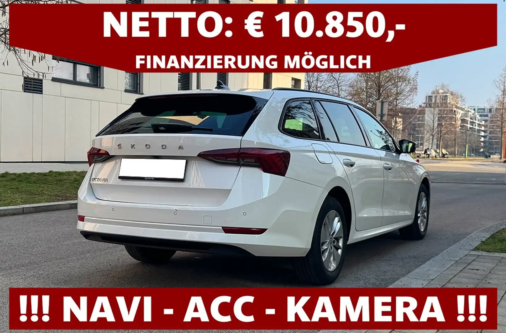 Skoda Octavia 2,0 TDI DSG | NETTO: € 10.850,- | NAVI | KAMERA Weiß - 2