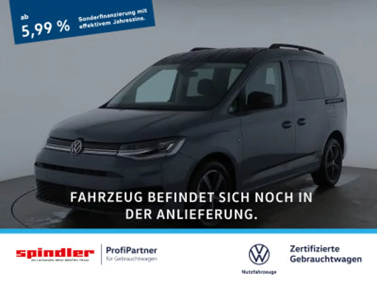 Volkswagen Caddy Kombi Edition / Navi, AHK, RFK, LED, SHZ Grau - 1