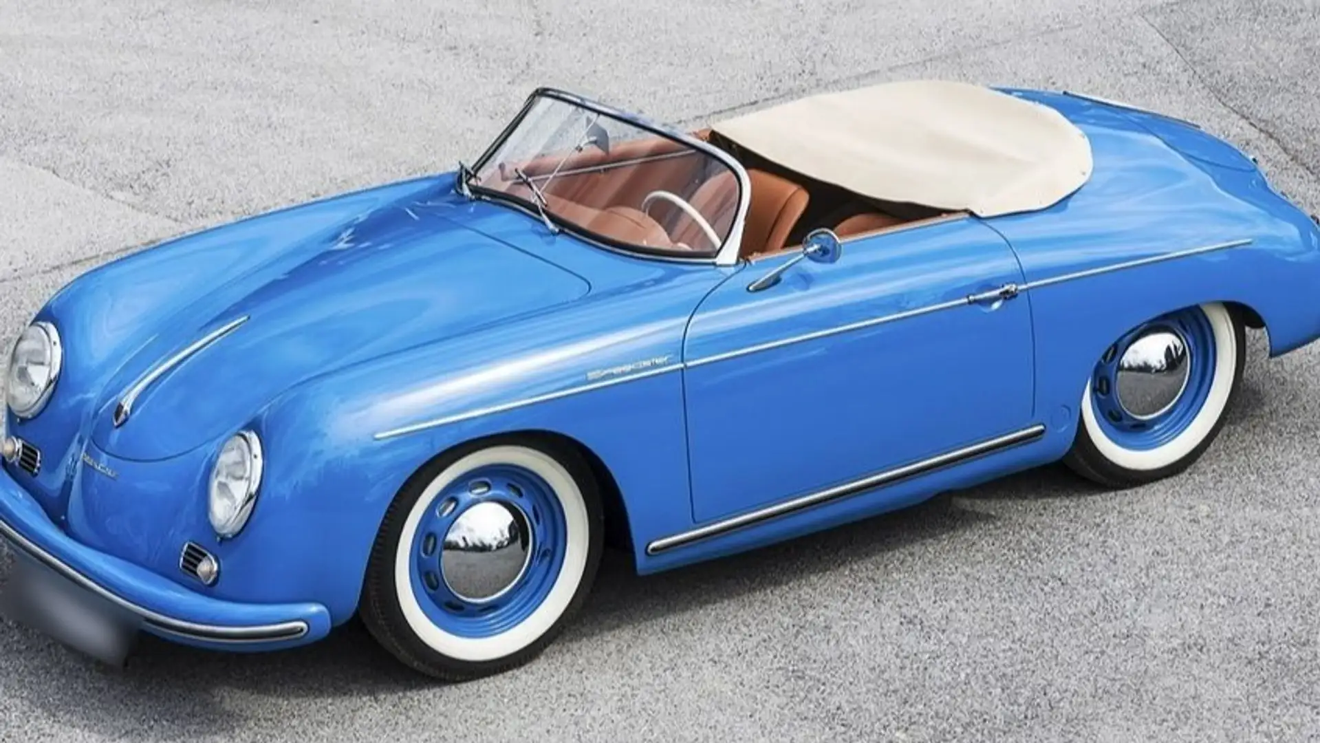 Porsche 356 1500 Speedster Синий - 1