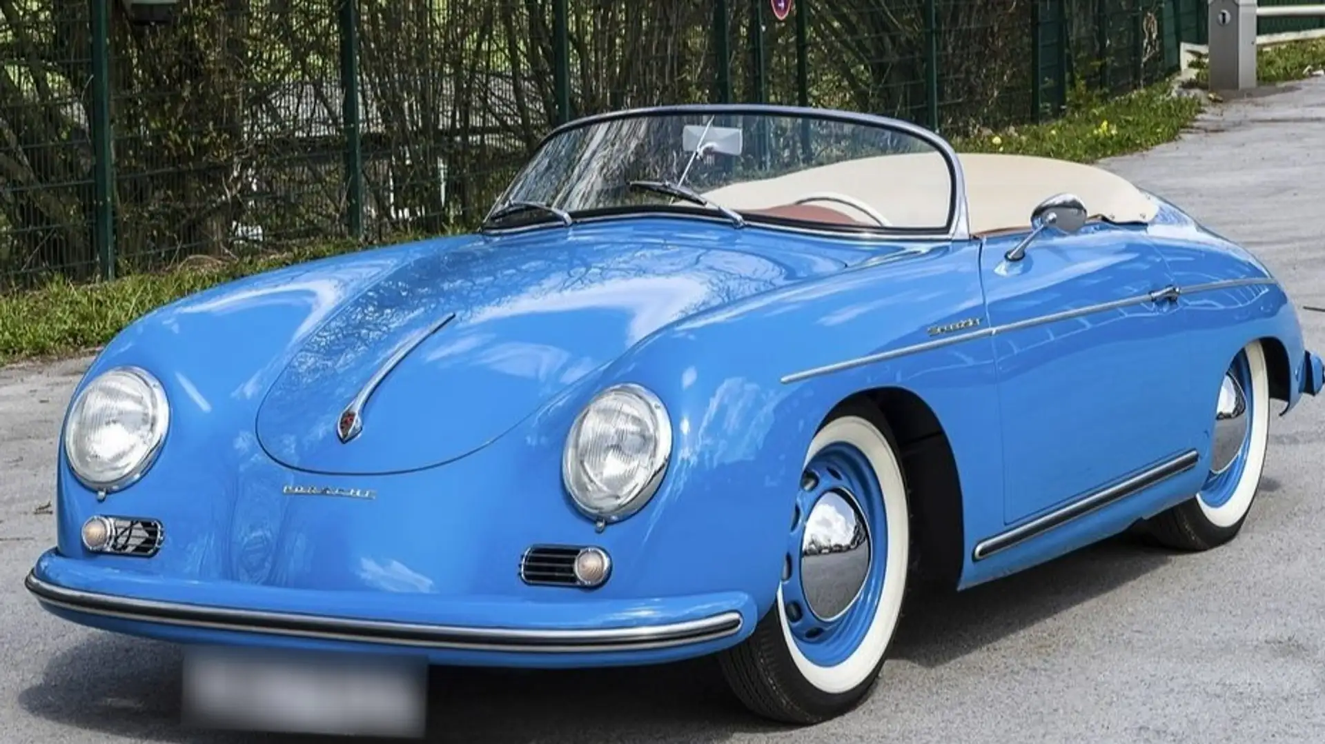 Porsche 356 1500 Speedster Синий - 2