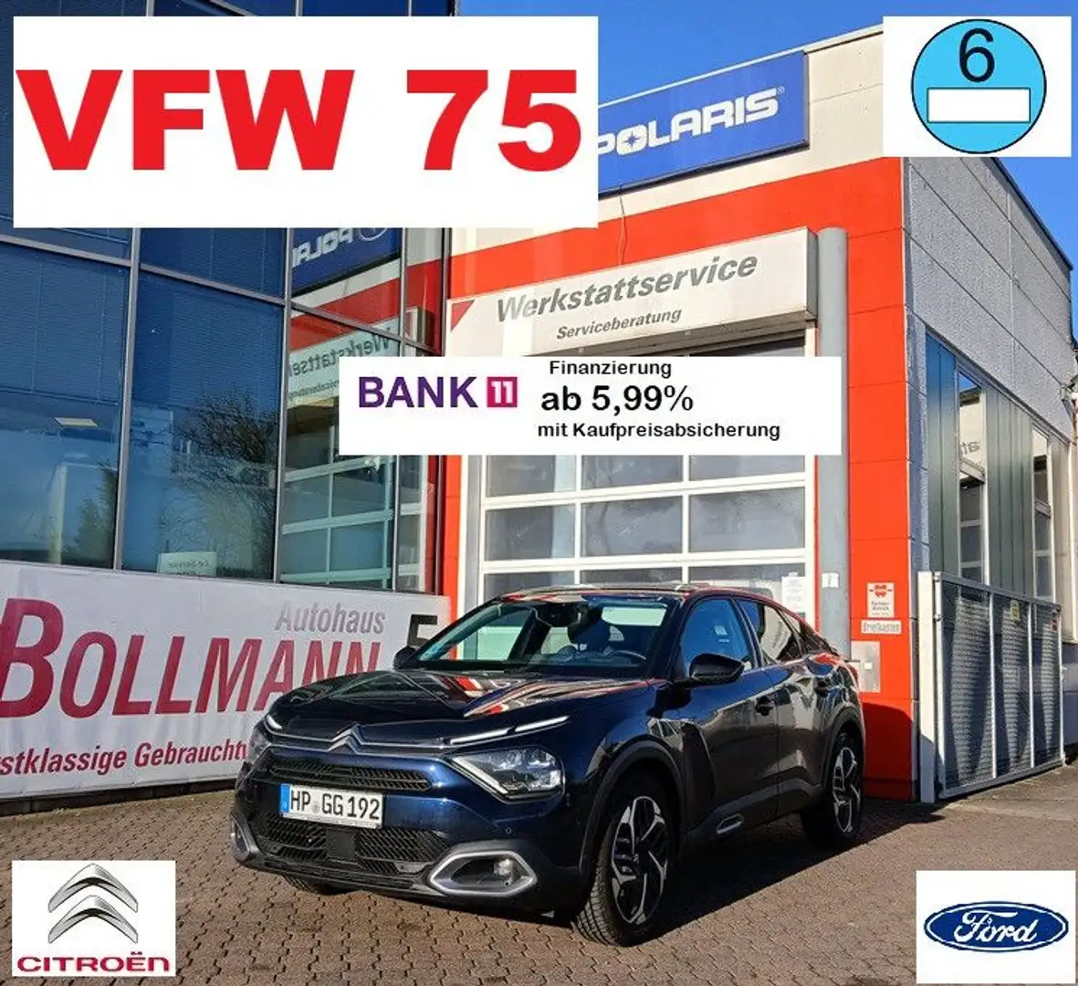 Citroen C4 Lim. Max Vorführwagen Blau - 1