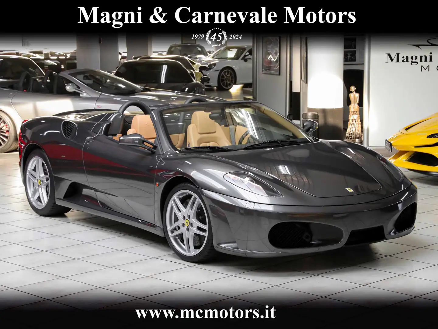 Ferrari F430 SPIDER|CARBOCERAMIC|DAYTONA SEATS|HI-FI AUDIO| Grigio - 1