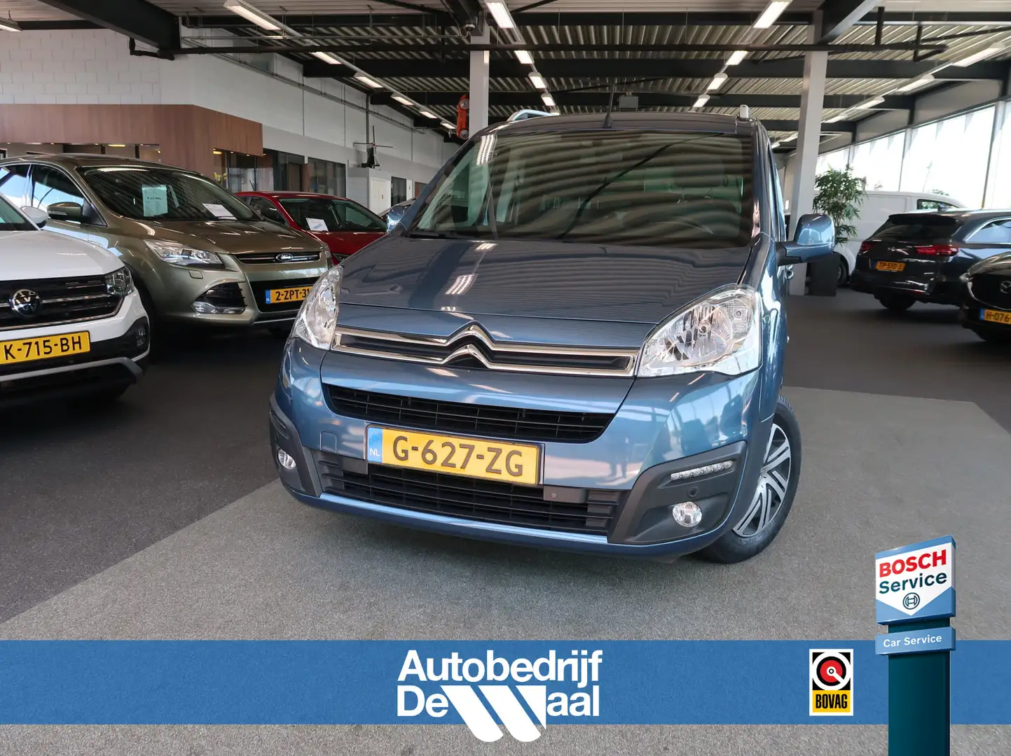 Citroen Berlingo E-Feel 23 kWh Automaat NAVI/CAMERA/PDC/TAKELKRAAN Blauw - 1