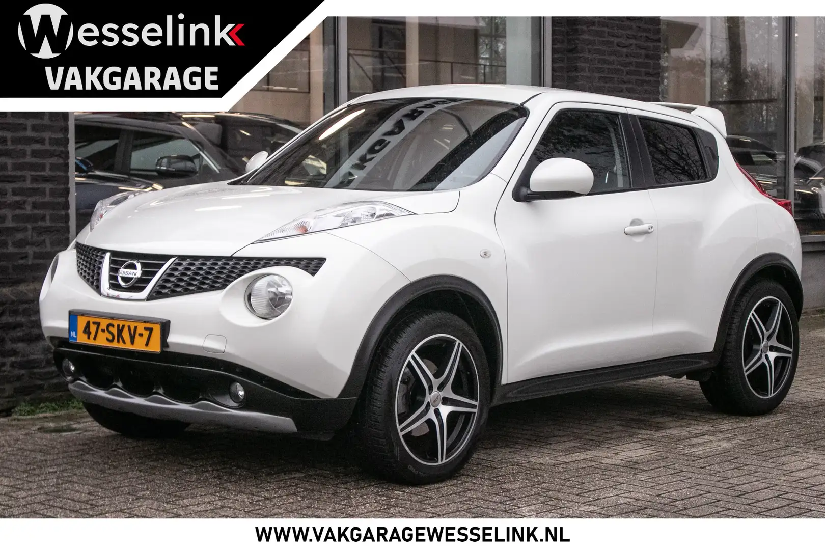 Nissan Juke 1.6 DIG-T Tekna All-Mode Automaat - Navi | Camera Blanc - 1