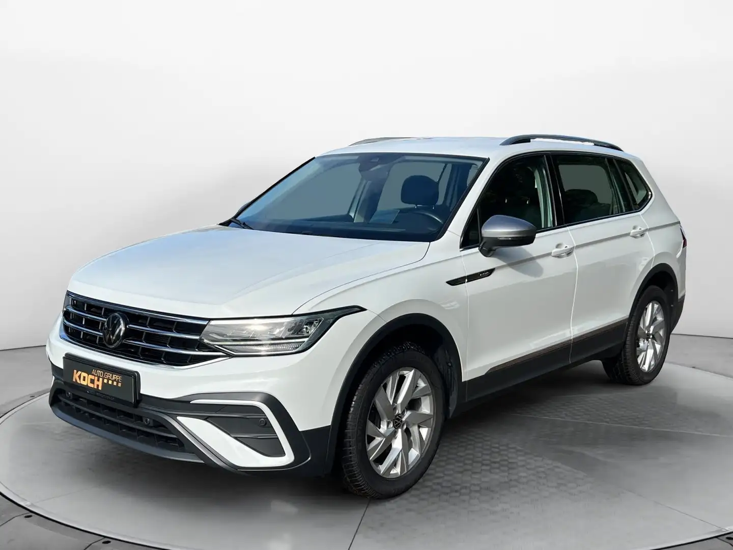 Volkswagen Tiguan Allspace 2.0TDI Life 4M DSG HUD NAVI AHK Weiß - 2