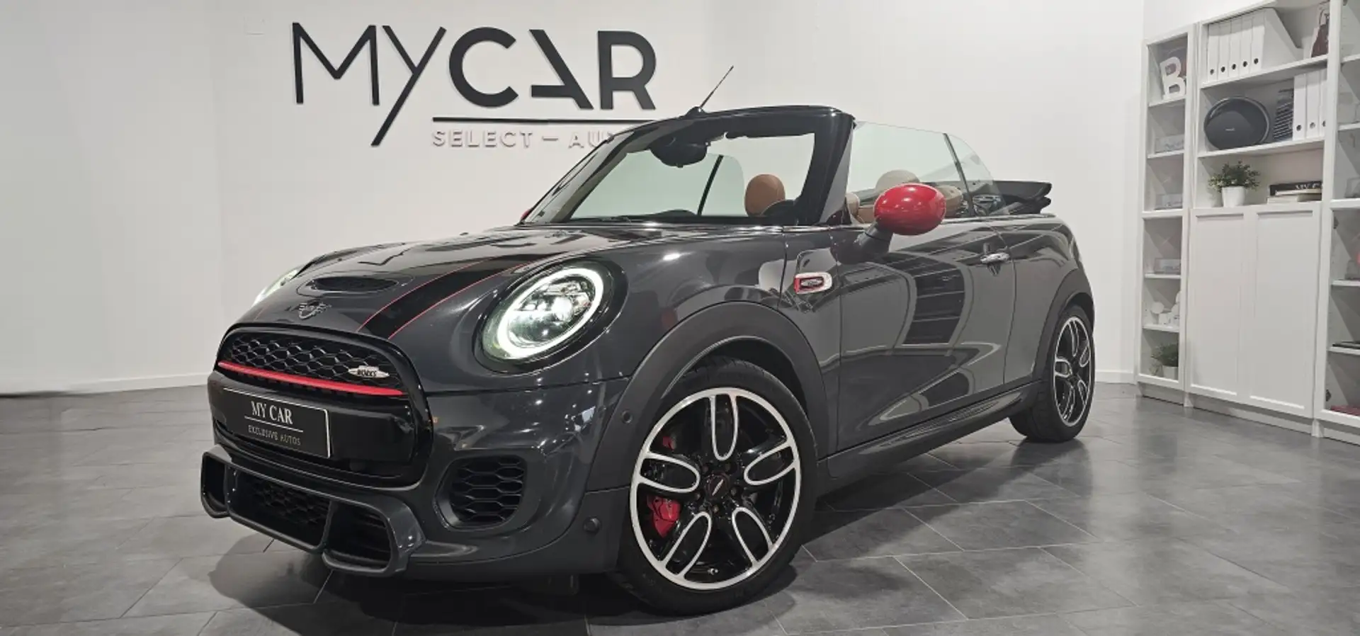 MINI John Cooper Works Cabrio Aut. Gris - 1