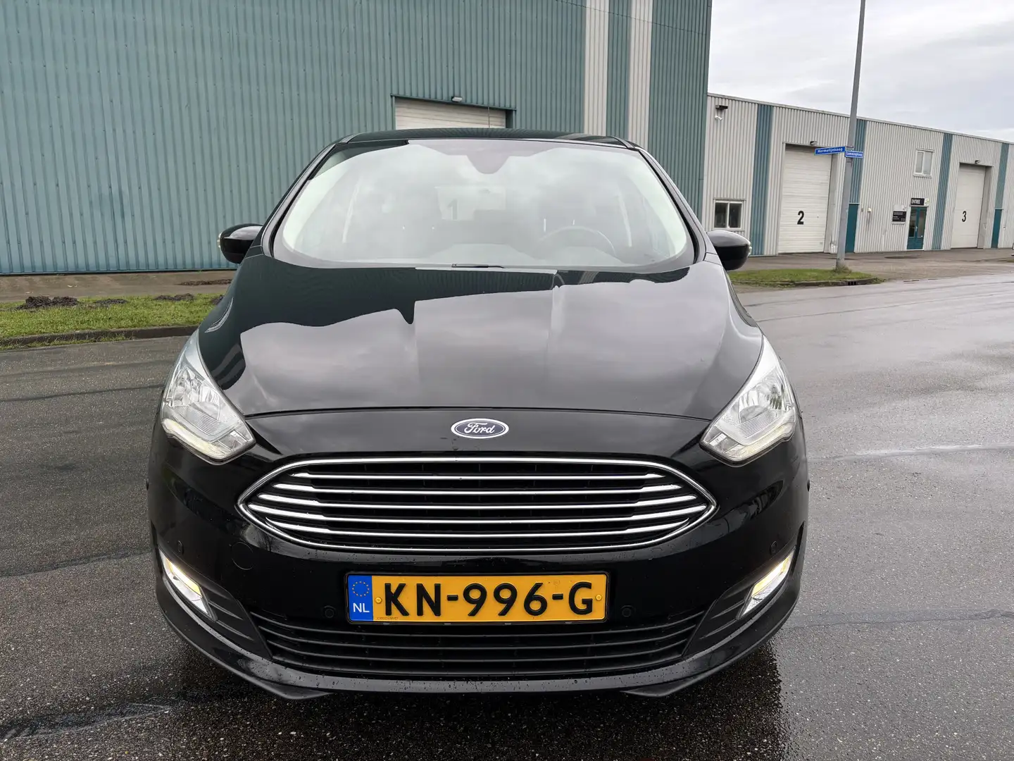 Ford C-Max 1.0i Eco-Boost Titanium 6-Bak 126 PK. Prachtige en Zwart - 2