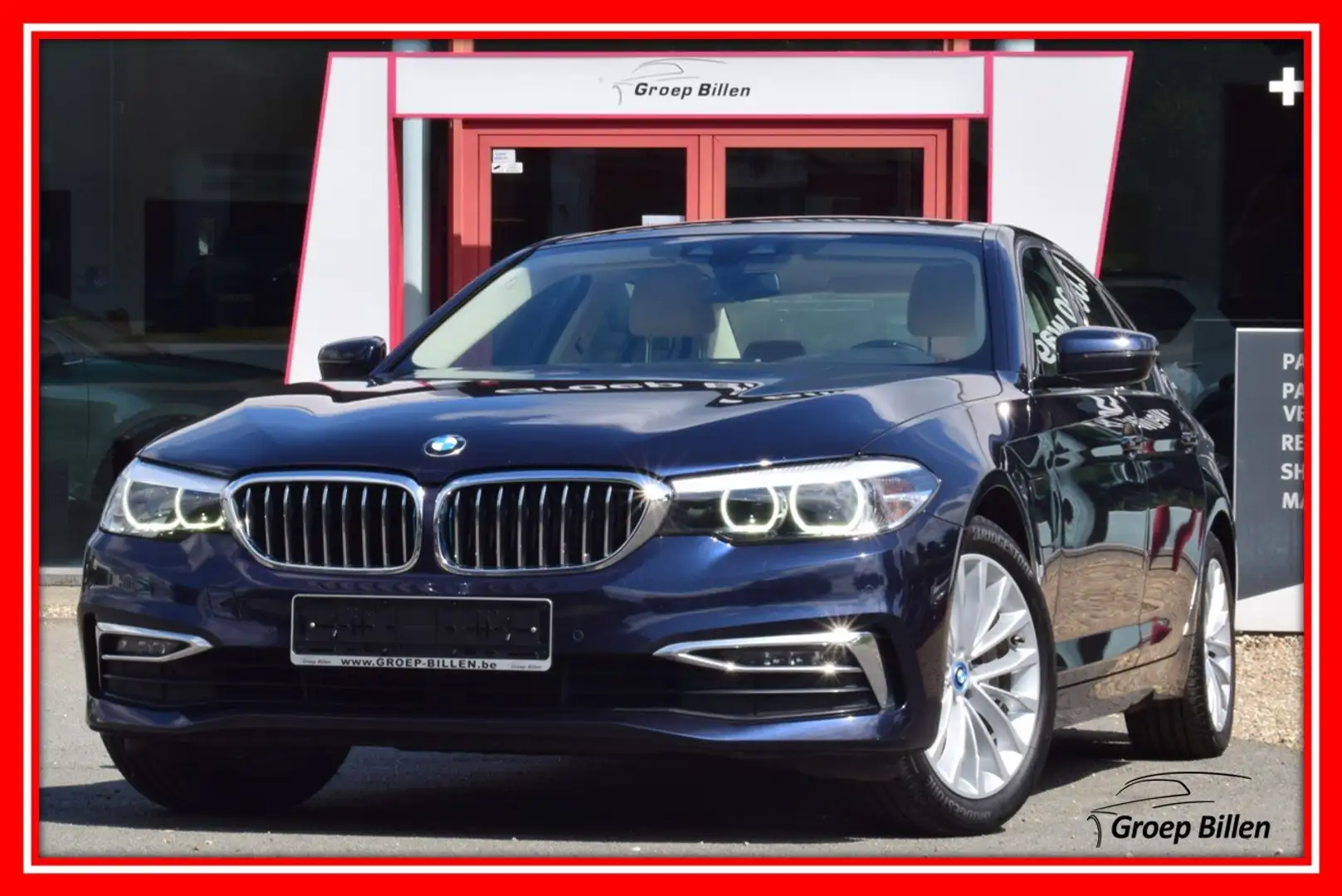BMW 530 e LEDER - NAVI - FULL LED - AMBIENT LIGHT - ALU Blauw - 1