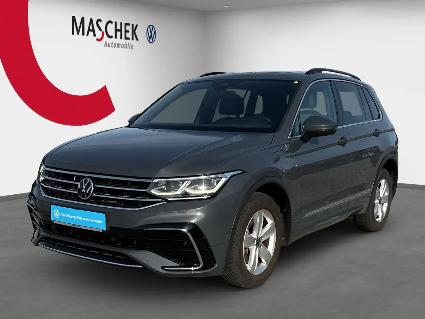 Volkswagen Tiguan R-Line Pano HUD DCC Keyless IQLight Pano Grau - 2