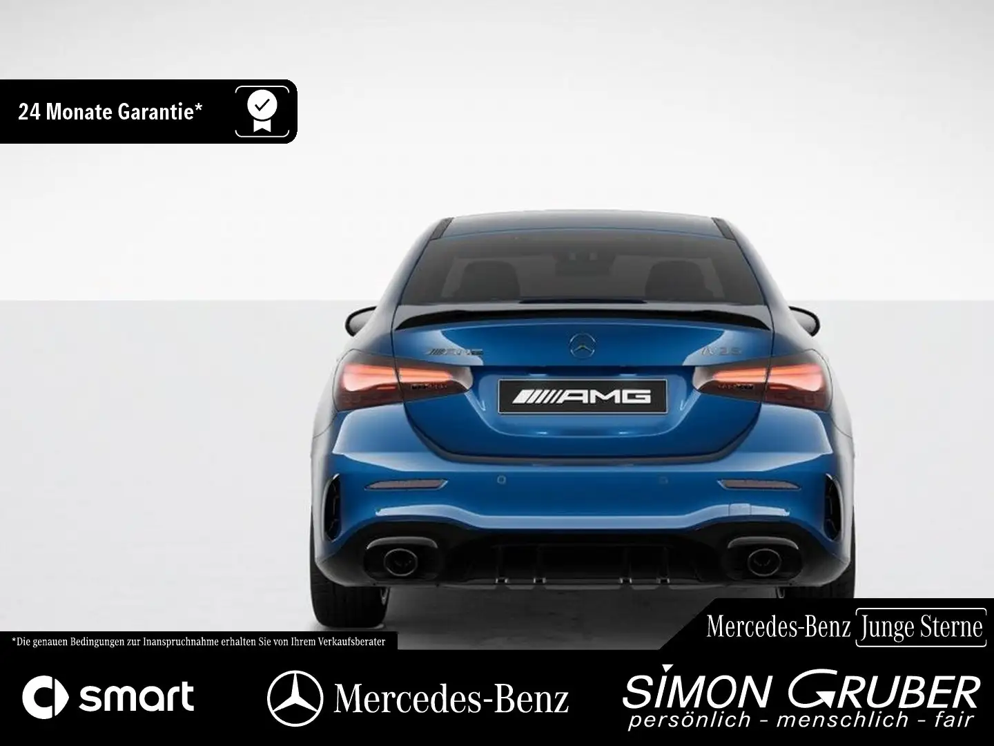 Mercedes-Benz A 35 AMG A 35 4M Limo AMG Night 2 Aero Pano HUD 360 Burm Bleu - 2