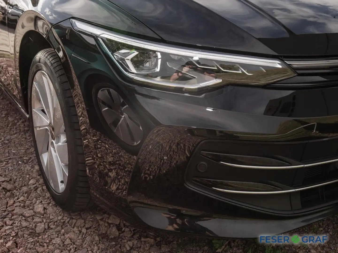 Volkswagen Golf VIII 1.5 eTSI Style DSG AHK/Matrix/HUD/Kamera Schwarz - 2