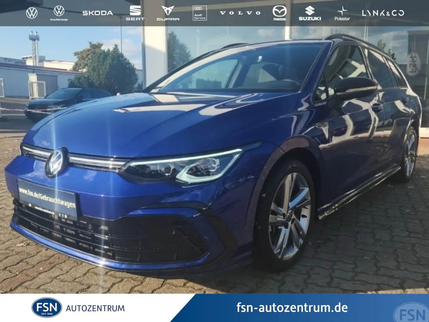Volkswagen Golf Variant 2.0 TDI DSG R-Line Black AHK RFK Kessy EasyOpen Blau - 1