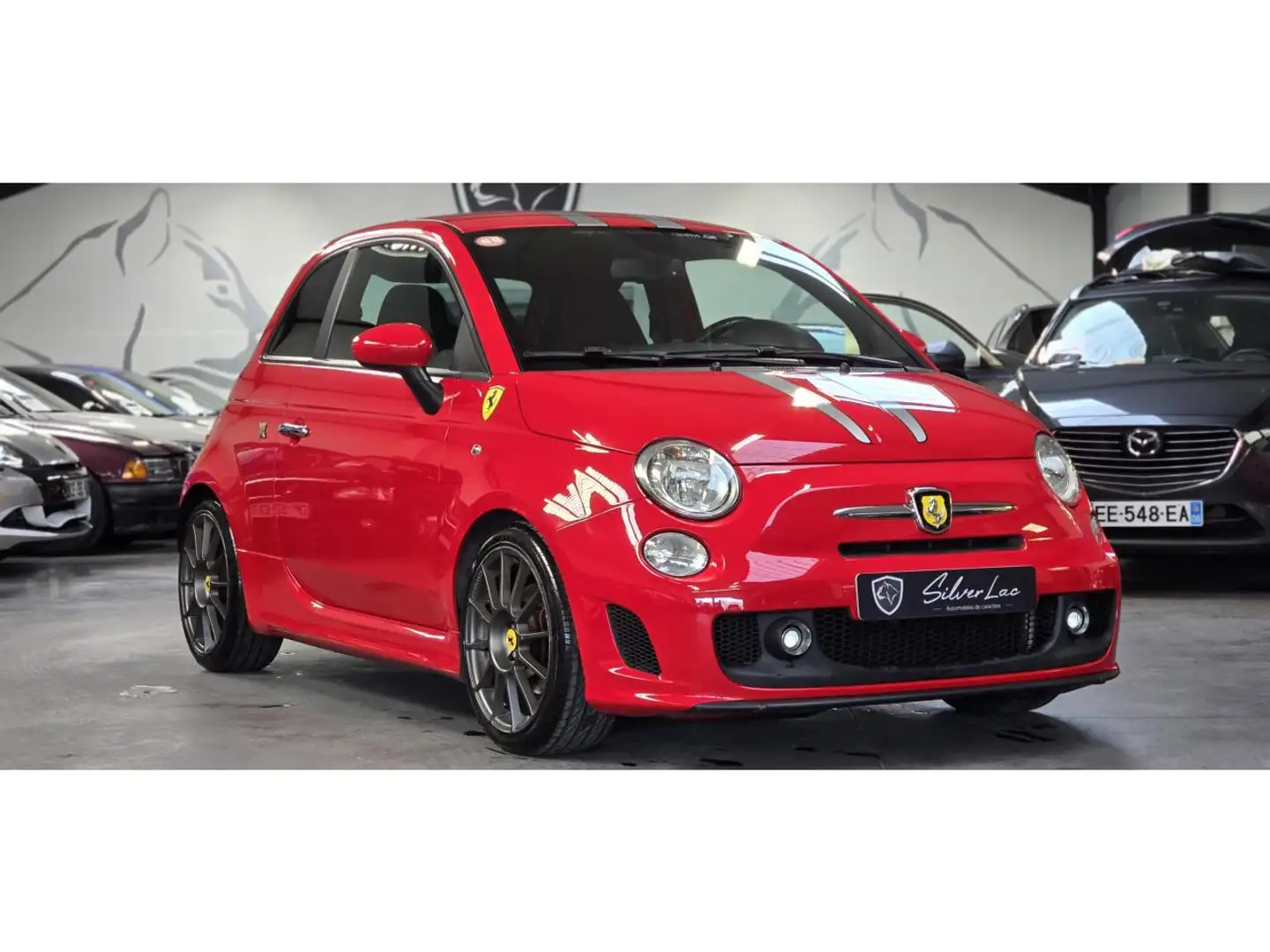 Fiat 500 ABARTH FERRARI DEALERS 1.4i 16V 160 / NUMEROTEE 25 Rouge - 2