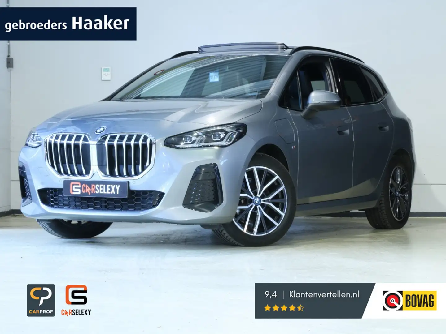 BMW 225 2-serie Active Tourer 225e xDrive M Sport Šedá - 1