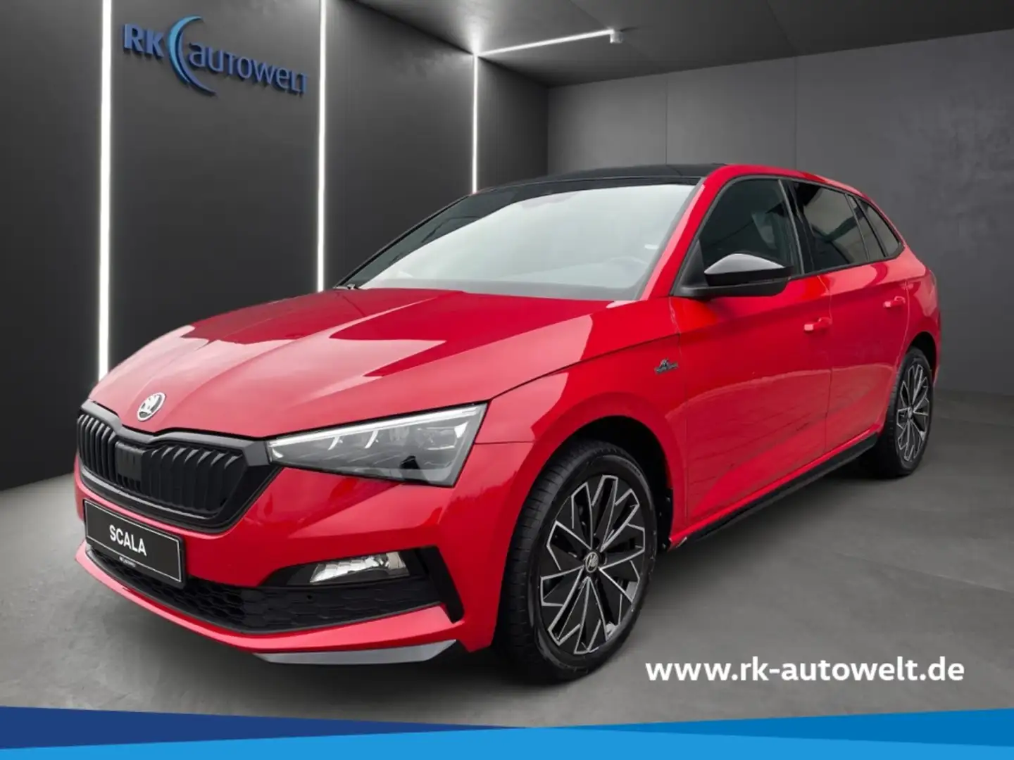 Skoda Scala Monte Carlo 1.0 TSI DSG Klima,LED,AHK,PDC Rojo - 1