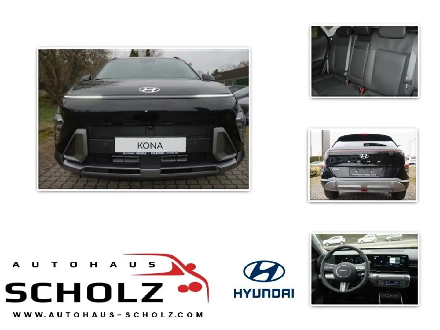 Hyundai KONA 1.6 T-GDI Prime DCT Sitz-Paket Bose Negro - 1