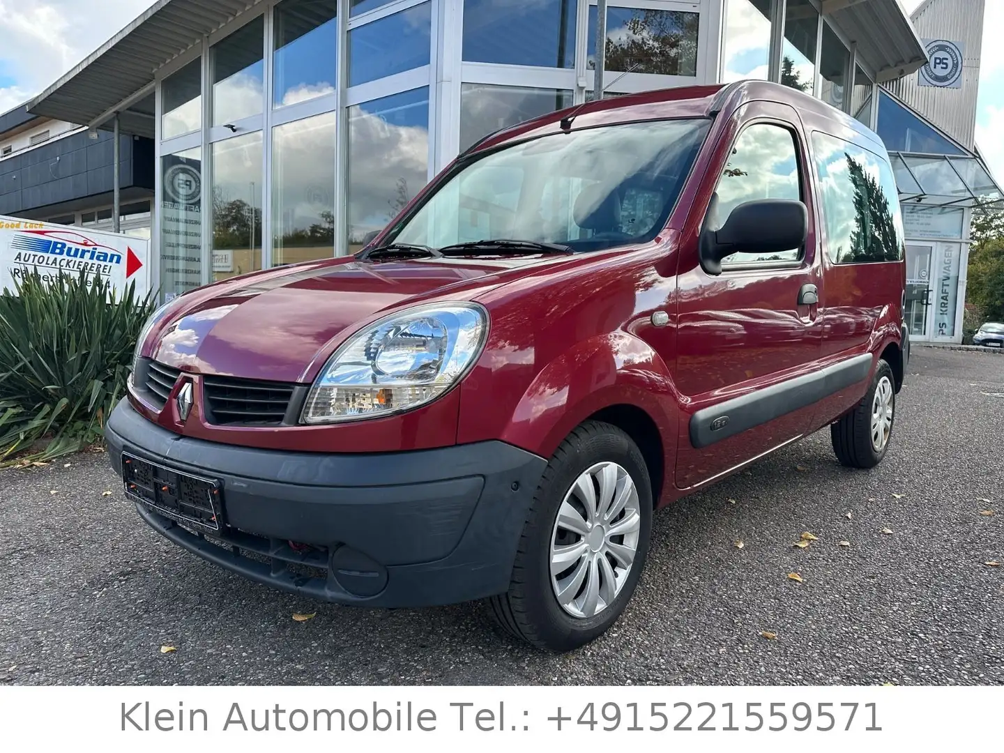 Renault Kangoo Edition 1.2 16V TÜV NEU Klima AHK Rot - 1
